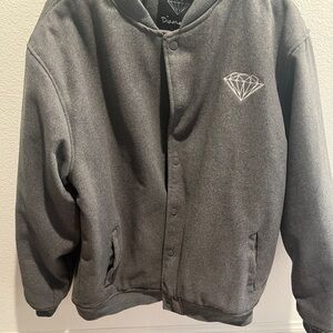 Diamond Supply Co. Charcoal Bomber Jacket